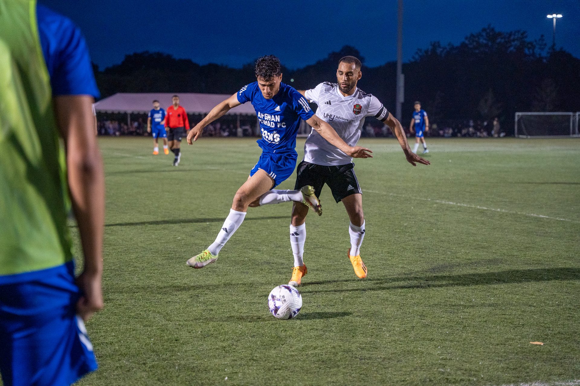On-field action from the AASA Cup
